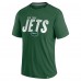 New York Jets Fanatics Green Defender Fade Slant T-Shirt