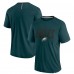 Футболка Philadelphia Eagles Fanatics Defender Fade Slant - Midnight Green
