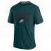 Футболка Philadelphia Eagles Fanatics Defender Fade Slant - Midnight Green