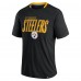 Футболка Pittsburgh Steelers Defender Fade Slant - Black