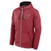 Arizona Cardinals Fanatics Cardinal Defender Full-Zip Hoodie