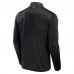 Jacksonville Jaguars Fanatics Black Defender Long Sleeve Quarter-Zip Jacket