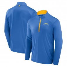 Los Angeles Chargers Fanatics Powder Blue Defender Long Sleeve Quarter-Zip Jacket