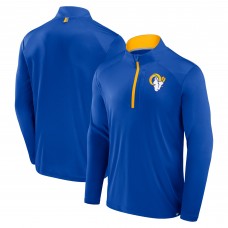 Los Angeles Rams Fanatics Defender Long Sleeve Quarter-Zip Jacket - Royal