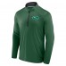 New York Jets Fanatics Green Defender Long Sleeve Quarter-Zip Jacket