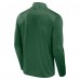 New York Jets Fanatics Green Defender Long Sleeve Quarter-Zip Jacket