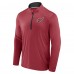 Arizona Cardinals Fanatics Cardinal Defender Long Sleeve Quarter-Zip Jacket