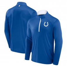 Indianapolis Colts Fanatics Royal Defender Long Sleeve Quarter-Zip Jacket