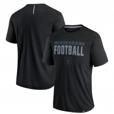 Las Vegas Raiders Fanatics Black Defender Blackout T-Shirt