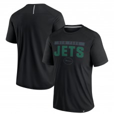New York Jets Fanatics Black Defender Blackout T-Shirt New York Jets Fanatics Black Defender Blackout T-Shirt