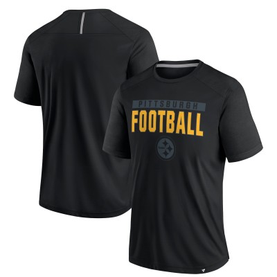 Футболка Pittsburgh Steelers Black Defender Blackout