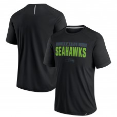 Seattle Seahawks Fanatics Black Defender Blackout T-Shirt