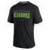 Seattle Seahawks Fanatics Black Defender Blackout T-Shirt