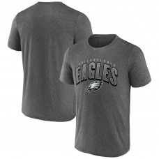 Футболка Philadelphia Eagles Faded Dot Arch - Heather Charcoal