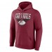 Arizona Cardinals Fanatics Cardinal Geometric Chrome Pullover Hoodie