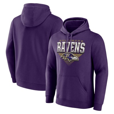 Толстовка Baltimore Ravens Fanatics Purple Geometric Chrome