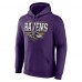 Толстовка Baltimore Ravens Fanatics Purple Geometric Chrome