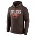 Толстовка Cleveland Browns Fanatics Brown Geometric Chrome