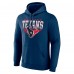 Толстовка Houston Texans Fanatics Navy Geometric Chrome