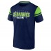 Футболка Seattle Seahawks Old School Play Slub - College Navy