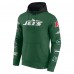 New York Jets Fanatics Green/Black Patched Out Pullover Hoodie