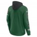 New York Jets Fanatics Green/Black Patched Out Pullover Hoodie