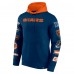 Толстовка Chicago Bears Fanatics Navy/Orange Patched Out