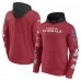 Arizona Cardinals Fanatics Cardinal/Black Patched Out Pullover Hoodie