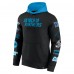 Толстовка Carolina Panthers Fanatics Black/Blue Patched Out