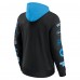 Толстовка Carolina Panthers Fanatics Black/Blue Patched Out
