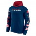 Толстовка Houston Texans Fanatics Navy/Cardinal Patched Out