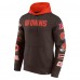 Толстовка Cleveland Browns Fanatics Brown/Orange Patched Out