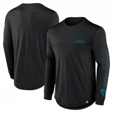 Jacksonville Jaguars Fanatics Black Blackout Long Sleeve T-Shirt