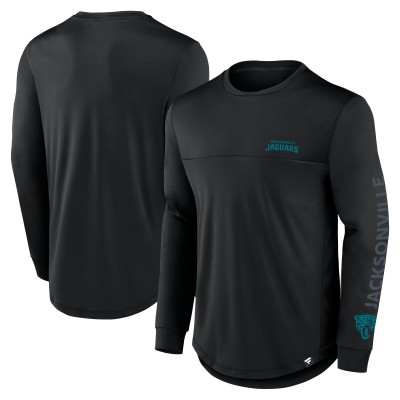 Jacksonville Jaguars Fanatics Black Blackout Long Sleeve T-Shirt