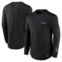 Las Vegas Raiders Fanatics Black Blackout Long Sleeve T-Shirt