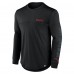 New England Patriots Fanatics Black Blackout Long Sleeve T-Shirt