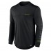 Seattle Seahawks Fanatics Black Blackout Long Sleeve T-Shirt