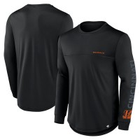 Cincinnati Bengals Fanatics Black Blackout Long Sleeve T-Shirt
