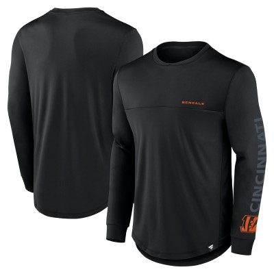 Cincinnati Bengals Fanatics Black Blackout Long Sleeve T-Shirt