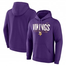 Minnesota Vikings Fanatics Purple Pylon Outline Pullover Hoodie