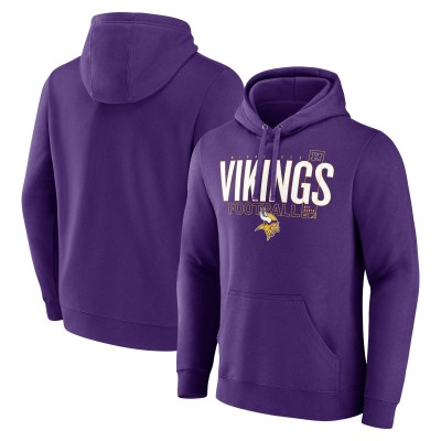 Minnesota Vikings Fanatics Purple Pylon Outline Pullover Hoodie