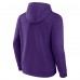 Minnesota Vikings Fanatics Purple Pylon Outline Pullover Hoodie