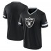 Las Vegas Raiders Fanatics Black Stripe Stacking T-Shirt