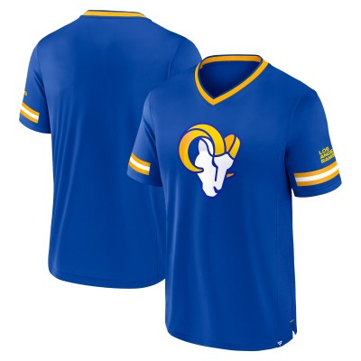 Los Angeles Rams Fanatics Stripe Stacking T-Shirt - Royal