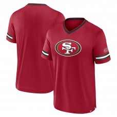 San Francisco 49ers Fanatics Scarlet Stripe Stacking T-Shirt