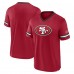 San Francisco 49ers Fanatics Scarlet Stripe Stacking T-Shirt