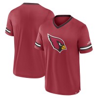 Arizona Cardinals Fanatics Cardinal Stripe Stacking T-Shirt
