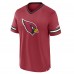 Arizona Cardinals Fanatics Cardinal Stripe Stacking T-Shirt