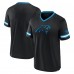 Футболка Carolina Panthers Fanatics Black Stripe Stacking