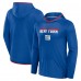 New York Giants Fanatics Royal Transitional Defender Hoodie Long Sleeve T-Shirt
